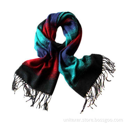 Jacquard Woven Scarf, Fashionable with Beautiful Pattern, OEM Service Welcome